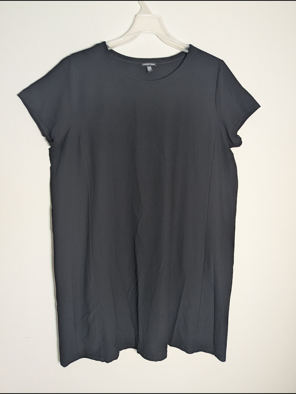 Eileen Fisher Womens Dress Jersey Quiet Luxury Old Money Neutral Plus Size 2X